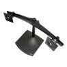 Double Monitor Horz Stand Black | APLIUM