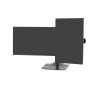 Double Monitor Horz Stand Black | APLIUM