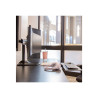 Double Monitor Horz Stand Black | APLIUM