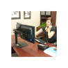 Double Monitor Horz Stand Black | APLIUM