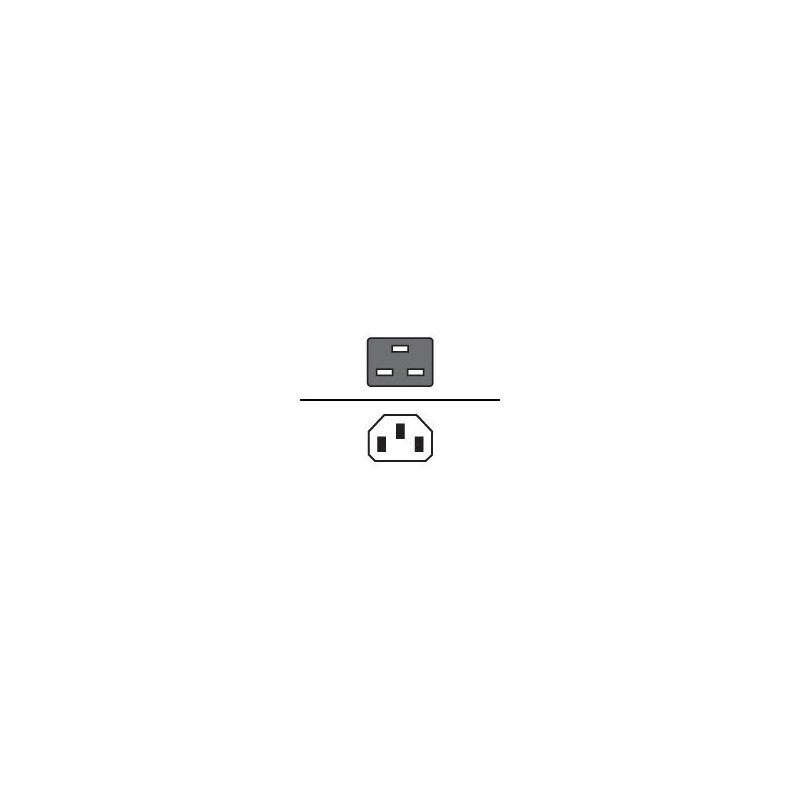 Eaton - Cable de alimentación - IEC 60320 C19 a IEC 60320 C1 | APLIUM