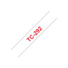 Brother - Blanco, rojo - Rollo (0,9 cm x 7,7 m) 1 uds. cinta para impr