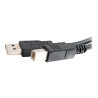 C2G 3.3ft USB A to USB B Cable - USB A to B Cable - USB 2.0 - Black -