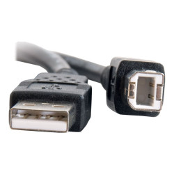 C2G 9.8ft USB A to USB B Cable - USB A to B Cable - USB 2.0 - Black -