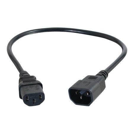 C2G Computer Power Cord Extension - Cable alargador de alimentación -
