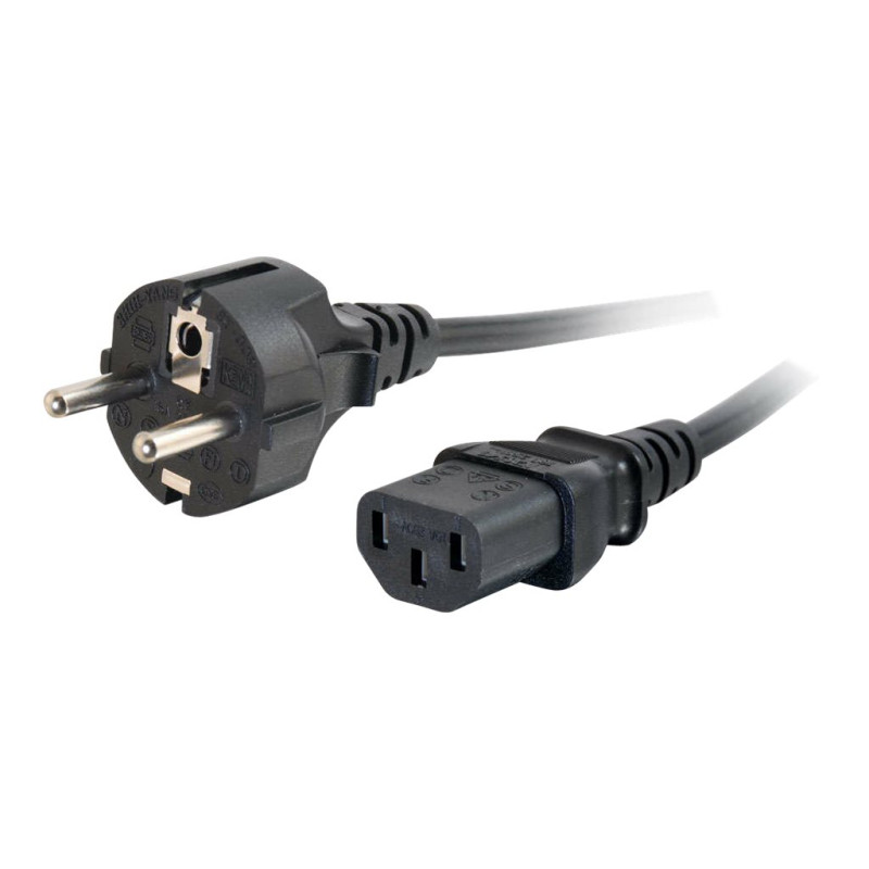 C2G Universal Power Cord - Cable de alimentación - power CEE 7/7 (M) a