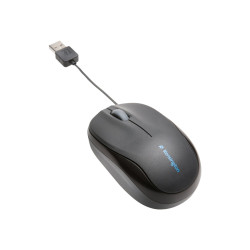 Kensington Pro Fit Retractable Mobile - Ratón - óptico - 3 botones - c