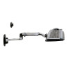 Keyboard Arm With 9 Extn Wall Mount Polished Aluminium | APLIUM