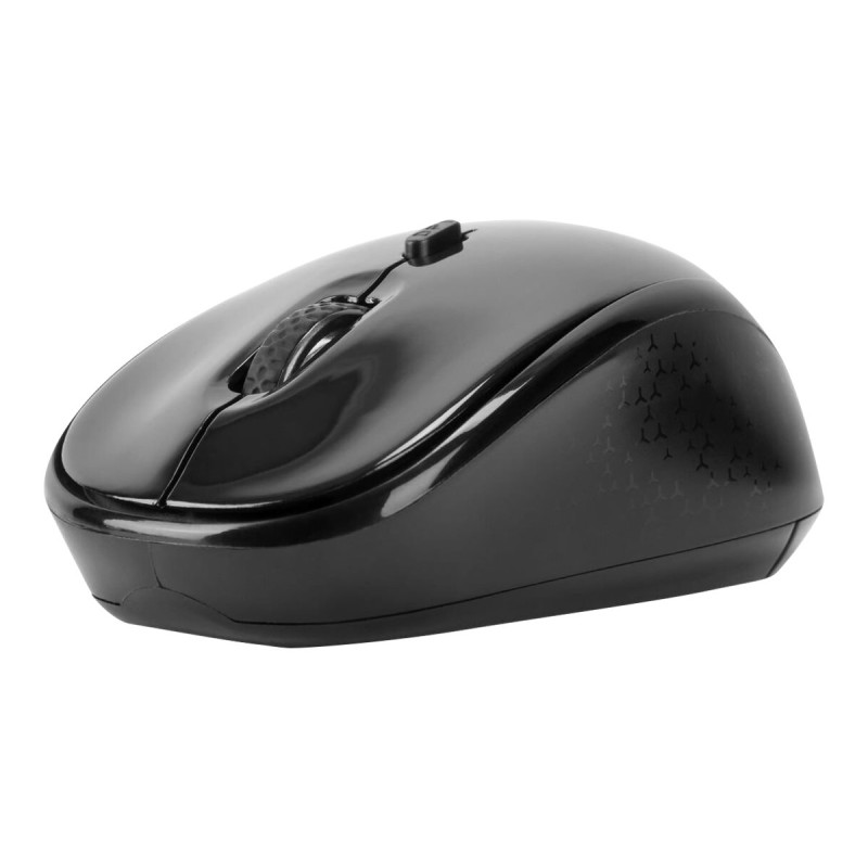 Raton USB Inalambrico Blue Trace - Negro | APLIUM