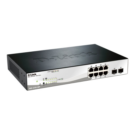 D-Link Web Smart DGS-1210-10P - Conmutador - Gestionado - 8 | APLIUM