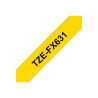 Tape Black on Yellow 12mm | APLIUM