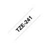 Brother - TZE-241 Laminated Tape 18MM 8M Black On White | APLIUM