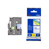 TZE-243 Laminated Tape 18MM 8M Blue On White | APLIUM