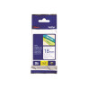 TZE-243 Laminated Tape 18MM 8M Blue On White | APLIUM