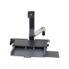 Sv Sit Stand Combo Arm Worksurface Polished | APLIUM