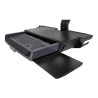 Sv Sit Stand Combo Arm Worksurface Polished | APLIUM