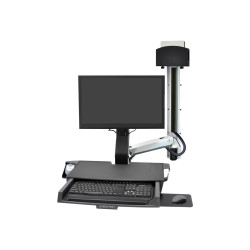 Sv Combo Arm Worksurface Pre-config Small CPU Holder | APLIUM