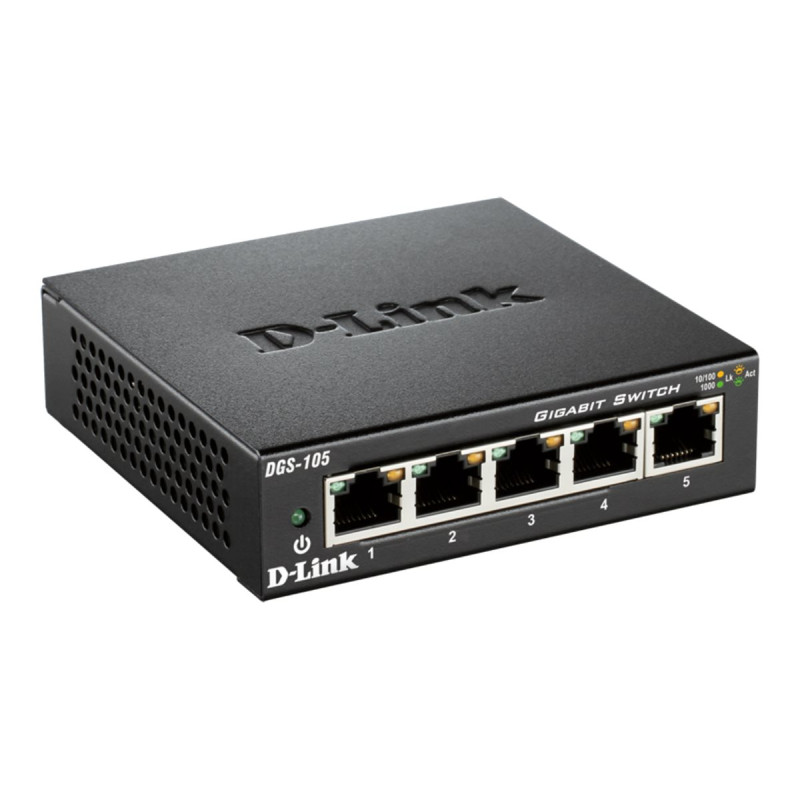 Switch D-Link DGS-105 5 Puertos/ RJ-45 10/100/1000 | APLIUM