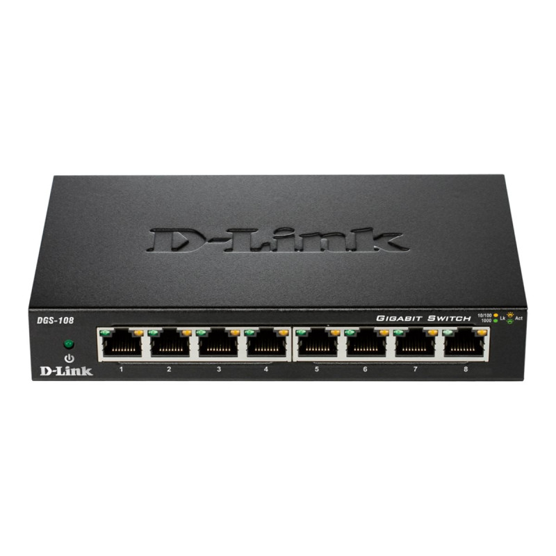 8-PORT 10/100/1000 Gigabit Metal Housing Desktop Switch | APLIUM