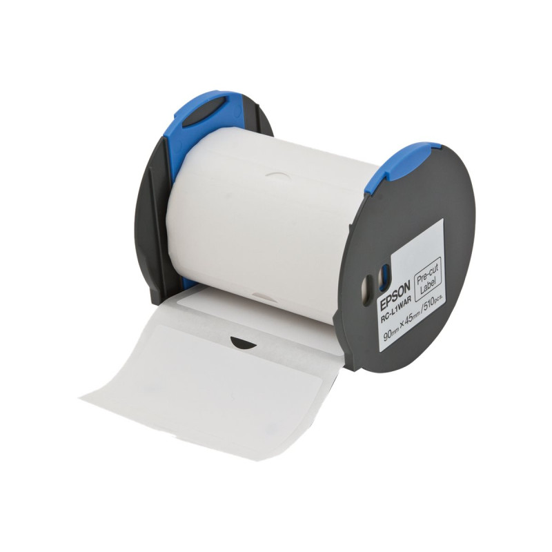 Tape - RC-L1WAR White PC Label Pre-cut Paper Label 90X45MM | APLIUM