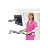Lx Sit-stand Keyboard Arm Polished | APLIUM