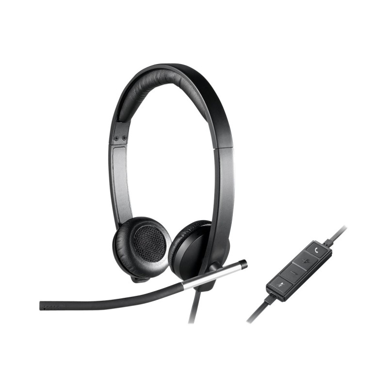 Logitech USB Headset Stereo H650e - Auricular - en oreja - cableado