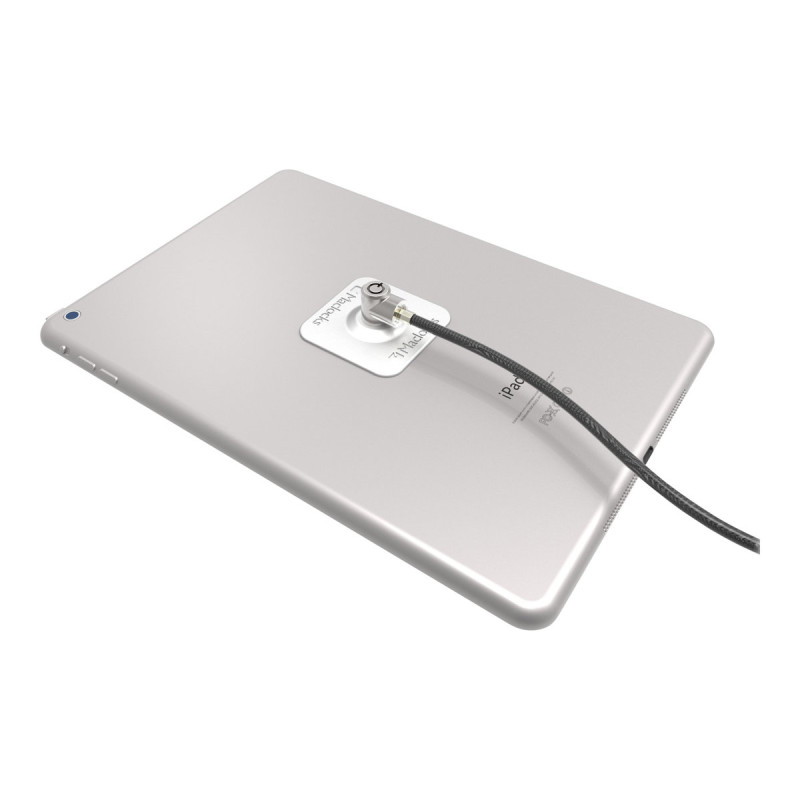Universal Tablet Lock Plate With Keyed Cable Lock - Black | APLIUM