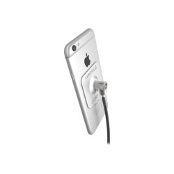 Universal Tablet Lock Plate With Keyed Cable Lock - Black | APLIUM