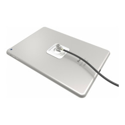 Universal Tablet Lock Plate With Keyed Cable Lock - Black | APLIUM