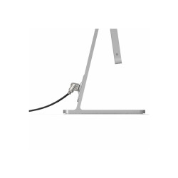 Universal Tablet Lock Plate With Keyed Cable Lock - Black | APLIUM