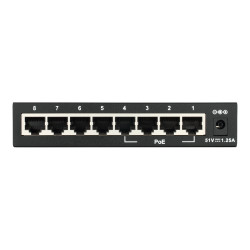 D-Link DES-1008PA - Switch - no gestionable - 4 puertos 10/100 (PoE) +