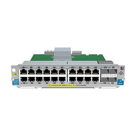 20-port Gig-T PoE+ / 4-port