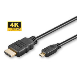 4K HDMI A-D cable, 2m