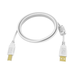 Cable USB 2.0 de 5 m - conectores chapados en oro - núcleo de ferrita