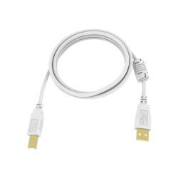 Cable USB 2.0 de 5 m - conectores chapados en oro - núcleo de ferrita