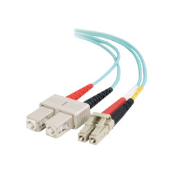 C2G LC-SC 10Gb 50/125 OM3 Duplex Multimode PVC Fiber Optic C | APLIUM