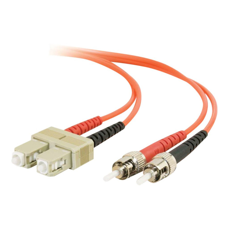 C2G SC-ST 50/125 OM2 Duplex Multimode PVC Fiber Optic Cable | APLIUM