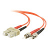 C2G SC-ST 50/125 OM2 Duplex Multimode PVC Fiber Optic Cable | APLIUM