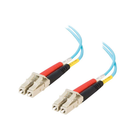 C2G LC-LC 10Gb 50/125 OM3 Duplex Multimode PVC Fiber Optic Cable (LSZH
