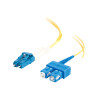 C2G LC-SC 9/125 OS1 Duplex Singlemode PVC Fiber Optic Cable (LSZH) - C
