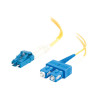 C2G LC-SC 9/125 OS1 Duplex Singlemode PVC Fiber Optic Cable (LSZH) - C