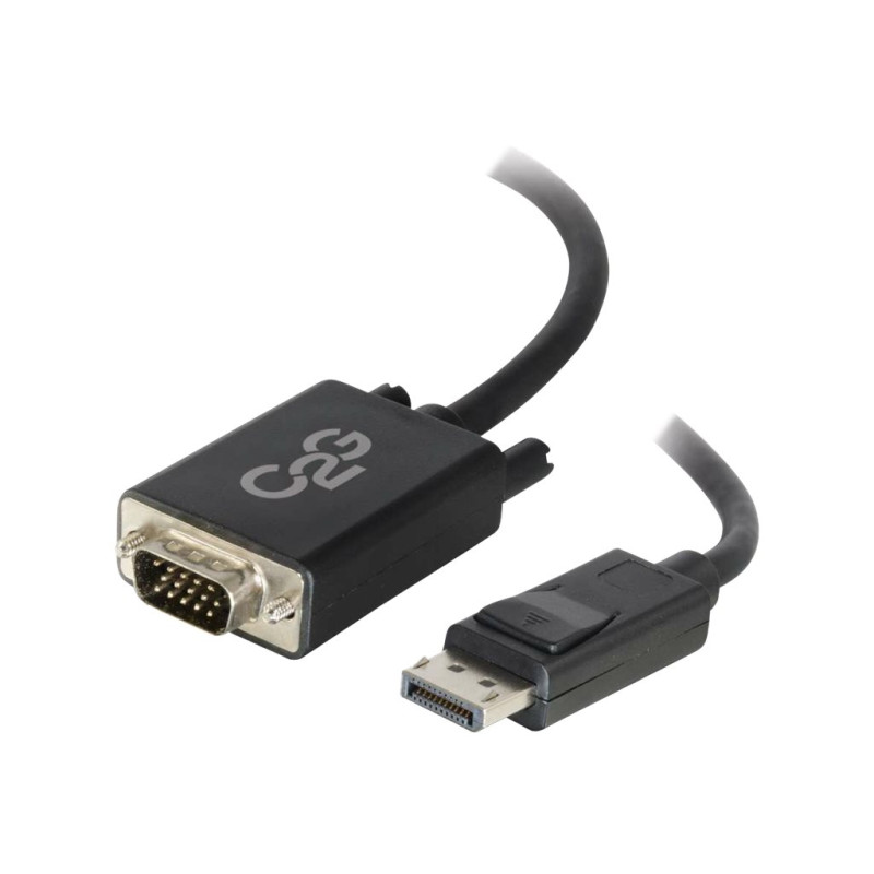 C2G 1m DisplayPort to VGA Adapter Cable - DP to VGA - Black | APLIUM