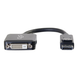 C2G 8in DisplayPort to DVI-D Adapter - DP to DVI D Adapter - Black - M