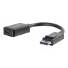 C2G 8in DisplayPort to HDMI Adapter - DP to HDMI Adapter - 1080p - Bla