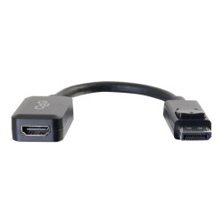 C2G 8in DisplayPort to HDMI Adapter - DP to HDMI Adapter - 1080p - Bla