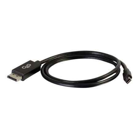 C2G 2m Mini DisplayPort to DisplayPort Adapter Cable 4K UHD - Black -