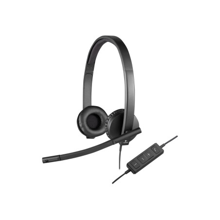 Logitech USB Headset H570e - Auricular - en oreja - cableado