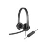 Auriculares Logitech H570E/ con Micrófono/ USB/ Negros | APLIUM