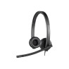 Auriculares Logitech H570E/ con Micrófono/ USB/ Negros | APLIUM