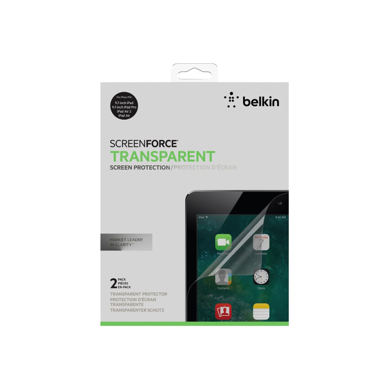 Belkin TrueClear - Protector de pantalla para tableta - transparente